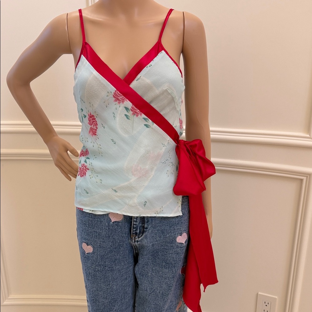 Silk Wrap Camisole top